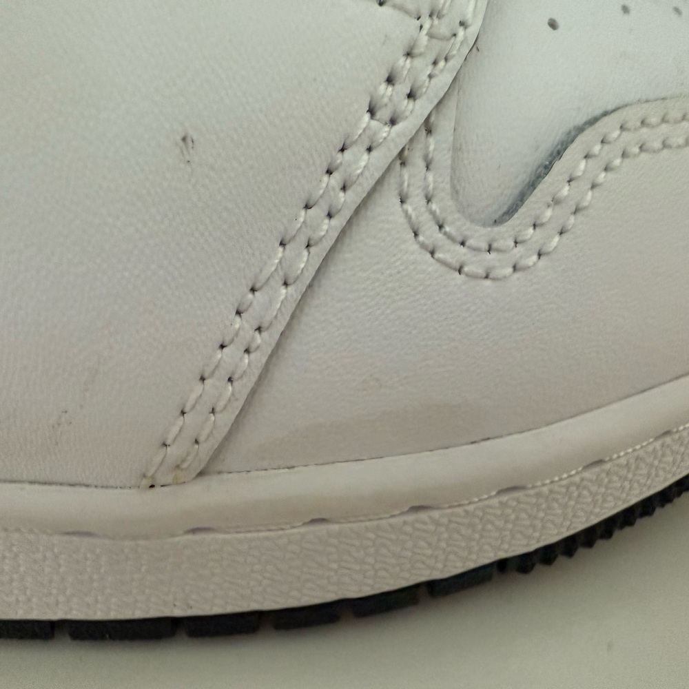 Jordan White Red High-Top Sneakers - Picture 9 of 10